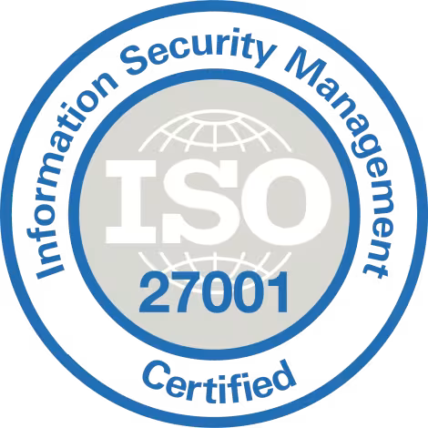 ISO 27001 Information Security Management mark